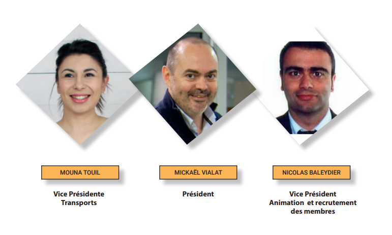 Mouna Touil, Nicolas Baledeydier et Mickaël Vialat sont les vices présidents et président de l'association e-commerce Auvergne